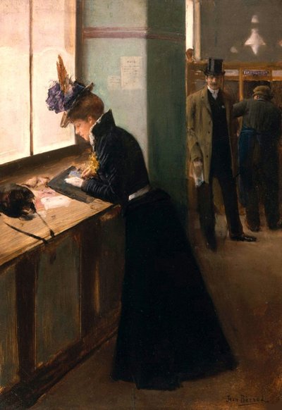 V Telegrafu. od Jean Beraud