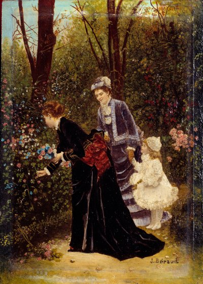Na zahradě. Obraz Jeana Berauda (1849-1935) od Jean Beraud