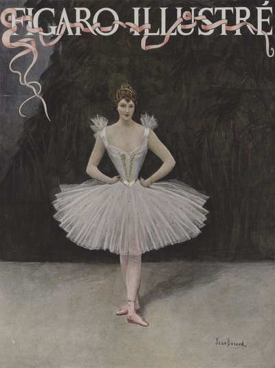 Tanečnice. Obálka Le Figaro Illustre, únor 1895 od Jean Beraud