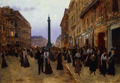 Mírová ulice, od Jean Beraud