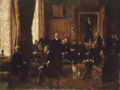 Salon hraběnky Potocké, 1887. od Jean Beraud