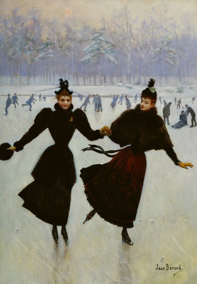The Skaters, c. 1890. od Jean Beraud