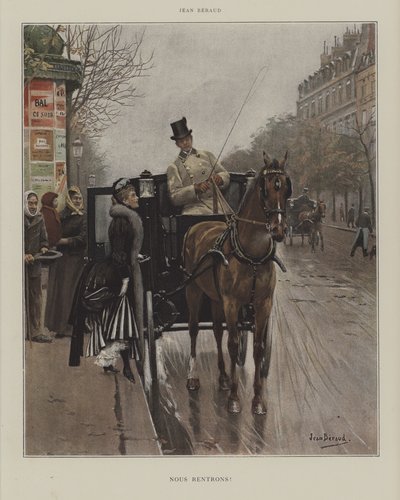 Jedeme zpět! od Jean Beraud