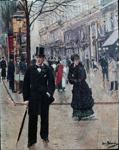 Na bulváru od Jean Beraud