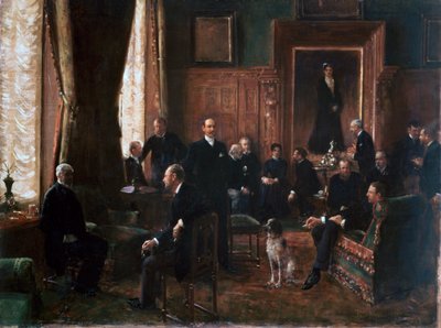 Salon hraběnky Potocké, 1887 od Jean Beraud
