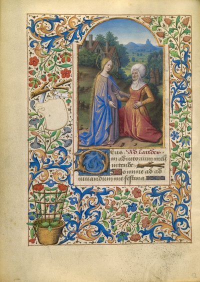 Die Heimsuchung od Jean Bourdichon