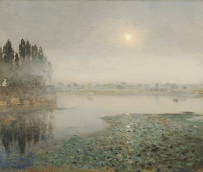 Mlha na řece, kolem roku 1889 od Jean Charles Cazin