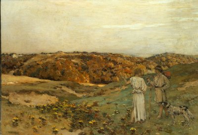 Tobiáš a anděl, 1878 od Jean Charles Cazin