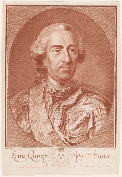 Louis Quinze, král Francie (Louis XV) od Jean Charles François