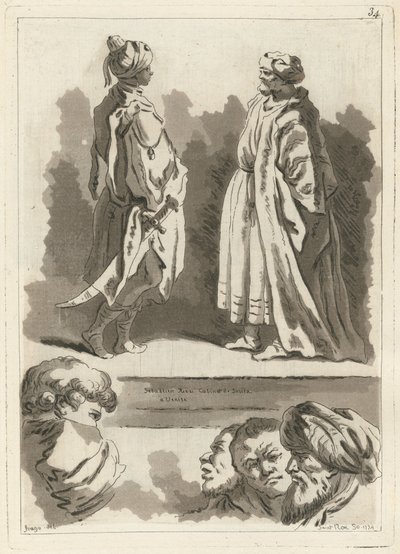 Fragmenty vybrané z nejzajímavějších obrazů a pláten paláců a kostelů Itálie od Jean Claude Richard, Abbé de Saint Non