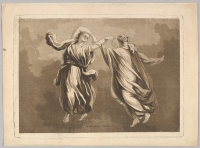 Vybrané fragmenty z nejzajímavějších obrazů a obrazů Pal..., 18. století. od Jean Claude Richard Saint Non