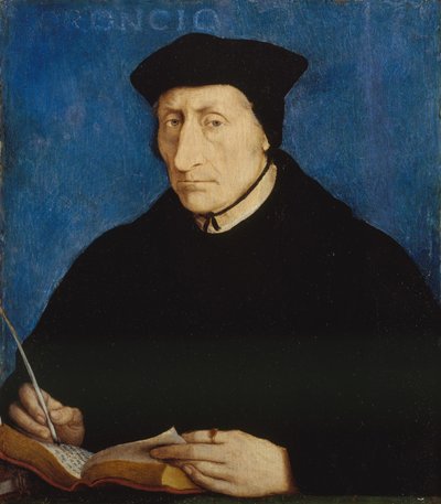 Guillaume Budé, cca 1536 (olej na dřevě) od Jean Clouet