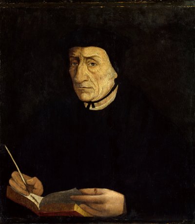 Portrét Guillaume Bude (Budee) (Budaeus) (1467-1540), francouzský humanista. Obraz Jeana Cloueta (1485 - 1541) Ec. Fr. (v b/š 0,34 x 0,31). Versailles. Zámecké muzeum. od Jean Clouet