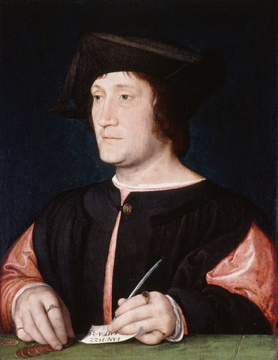 Portrét bankéře od Jean Clouet