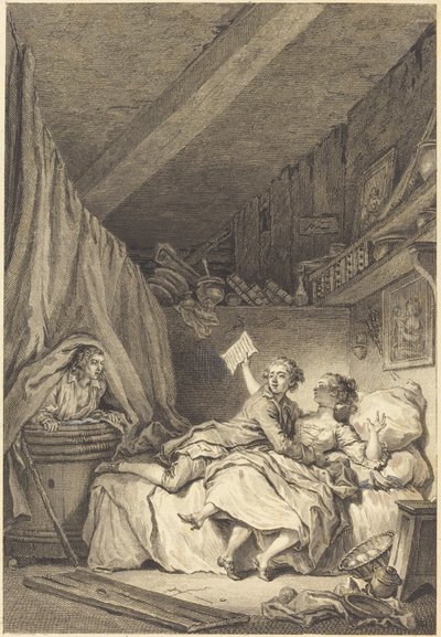 Obuvníci od Jean Dambrun after Jean Honoré Fragonard