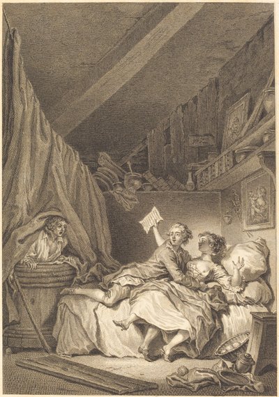 Obuvníci od Jean Dambrun after Jean Honoré Fragonard