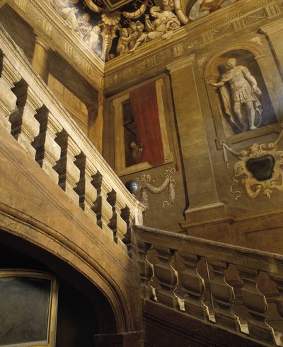 Barokní architektura: schodiště malované v trompe l
