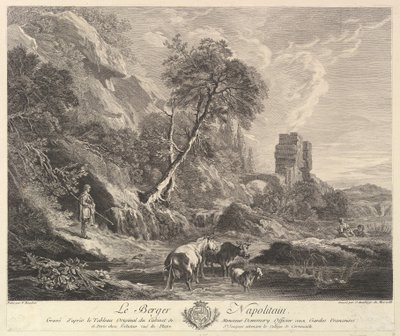 Neapolský ovčák, 1758. od Jean Daullé