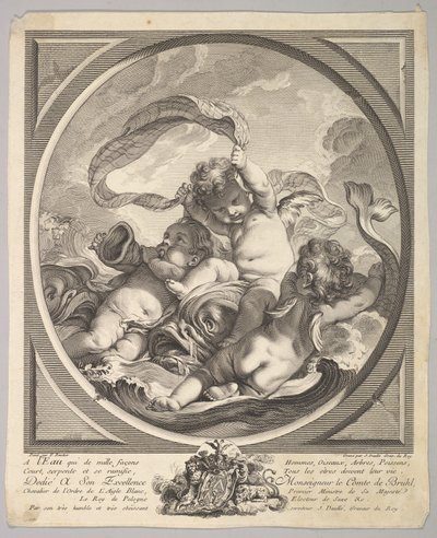 Voda, cca. 1748. od Jean Daullé