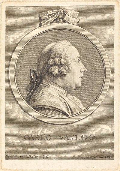 Carle Vanloo od Jean Daullé after Charles Nicolas Cochin II