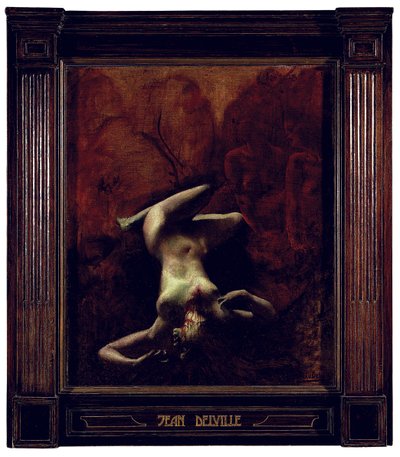Le Crime (olej na plátně) od Jean Delville