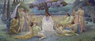 Platónova škola od Jean Delville
