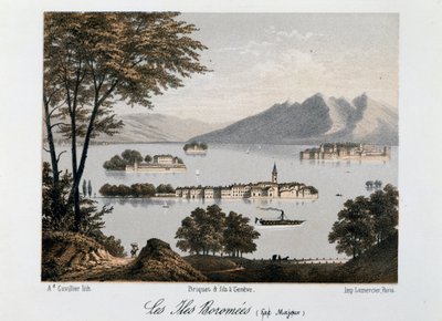 Boromejské ostrovy (jezero Maggiore) od Jean Dubois