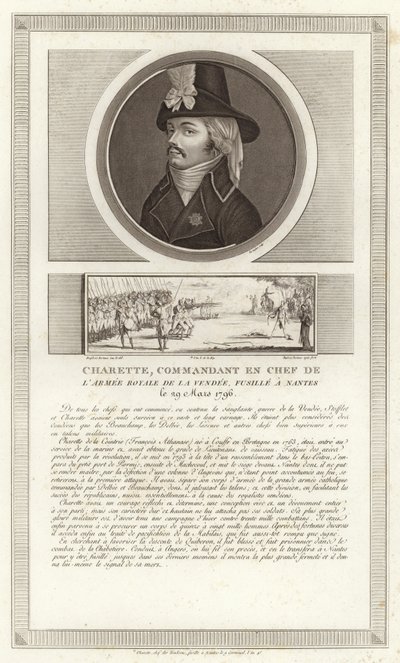 Portrét Francoise de Charette od Jean Duplessi Bertaux