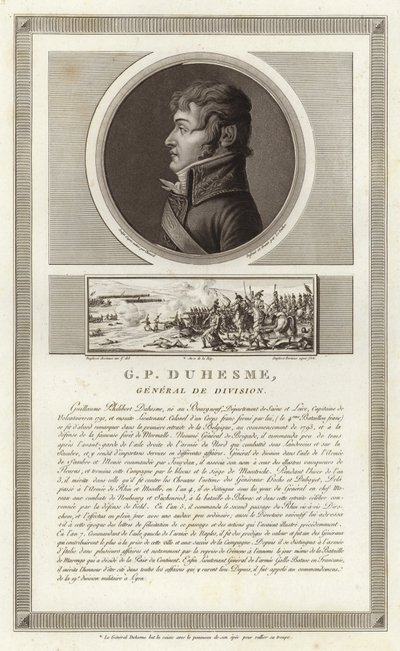 Portrét Guillaume Philibert Duhesme od Jean Duplessi Bertaux