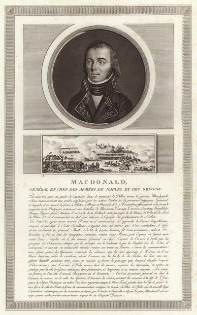 Portrét Jacquese MacDonalda, vévody z Taranta od Jean Duplessi Bertaux
