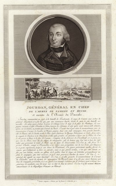 Portrét Jean-Baptiste Jourdana, Comte Jourdan od Jean Duplessi Bertaux
