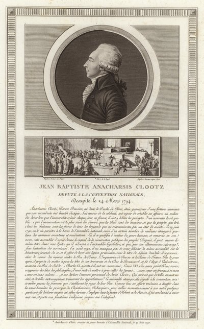Portrét Jean-Baptiste du Val-de-Grace, baron de Cloots od Jean Duplessi Bertaux