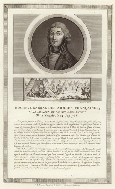 Portrét Lazare Hoche od Jean Duplessi Bertaux