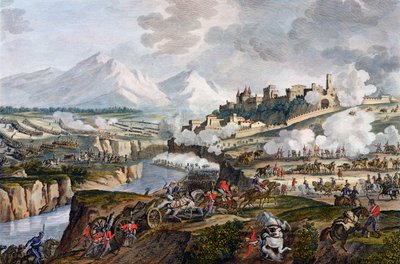 Bitva u Rovereta, Itálie, 18 Fructidor, rok 4 září 1796 od Jean Duplessis Bertaux