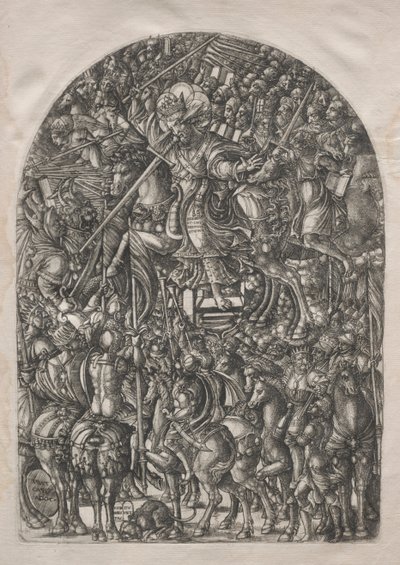 Apokalypsa: Kristus nasedl na bílého koně, 1546-1556. od Jean Duvet