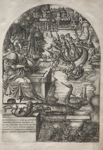 The Apocalypse: Duvet Studying the Apocalypse, 1555. od Jean Duvet