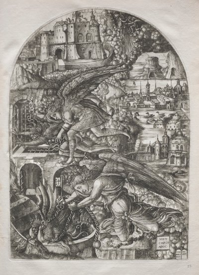 Apokalypsa: Satan vázaný na tisíc let od Jean Duvet