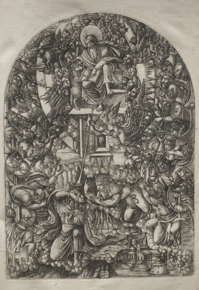 The Apocalypse: St. John Called to Heaven, 1546-1556. od Jean Duvet