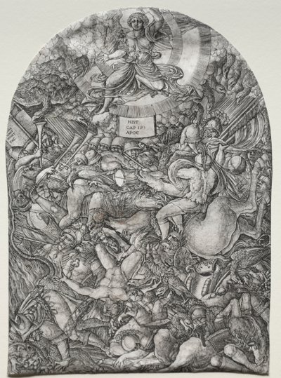 The Apocalypse: The Angel in the Sun Calling the Birds of Prey, 1500s. od Jean Duvet