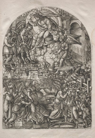 The Apocalypse: The Winepress of the Wrath of God, 1546-1556. od Jean Duvet