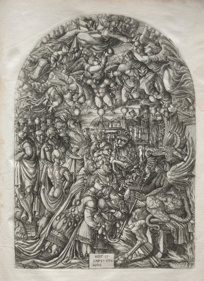 Apokalypsa: Žena oděná sluncem, 1546-1556. od Jean Duvet