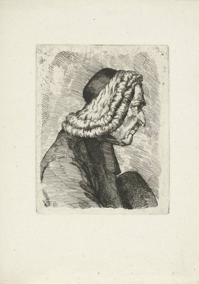 Portrét Francois-Philippe Mesenguy od Jean Duvivier (attributed to)