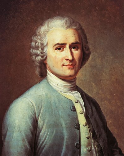 Portrét Jeana-Jacquese Rousseaua (obraz) od Jean Edouard Lacretelle