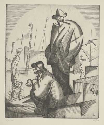 Černí dokaři od Jean Emile Laboureur