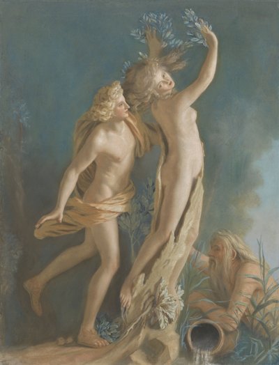 Apollo a Daphne, po Marble Group Lorenza Berniniho v Galleria Borghese v Římě Apollo a Daphne, po Marble Group Lorenza Berniniho v Galleria Borghese v Římě od Jean Étienne Liotard