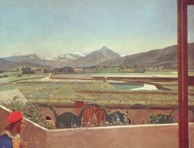 Krajina u Ženevy od Jean Étienne Liotard