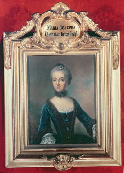 Marie Josefa Bavorská druhá manželka Josefa II. (1741-90) císař Svaté říše římské od Jean Étienne Liotard