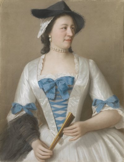 Portrét Jeanne-Elisabeth Sellon, Lady Tyrell Jeanne-Elisabeth Sellon (1705-1749), Lady Tyrell, echtgenot van Sir Charles Tyrell, 7de Baronet van Thornton (Buckinghamshire) od Jean Étienne Liotard
