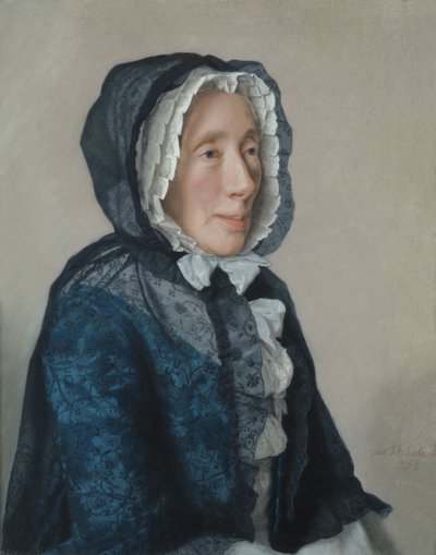 Portrét Madame Tronchin, 1758 od Jean Étienne Liotard