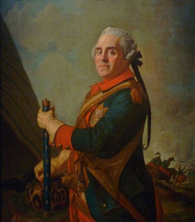 Portrét Maurice de Saxe 16961750, maršál Francie, 18. století od Jean Étienne Liotard
